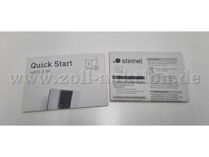 Quick-Start Anleitung+Service