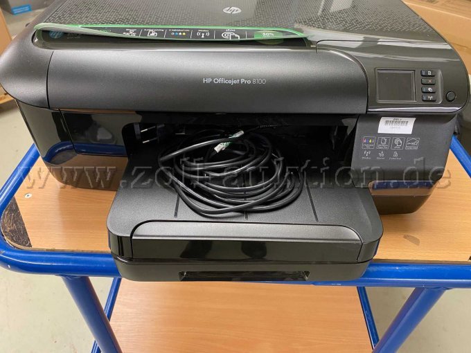Einzelfoto des Druckers HP Officejet Pro 8100 Einzelfoto des Druckers HP Officejet Pro 8100