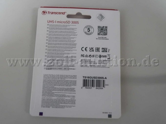 25 Transcend UHS-I microSD 300S, 16 GB – foto 2 – kavel bij Zoll-Auktion, Köln