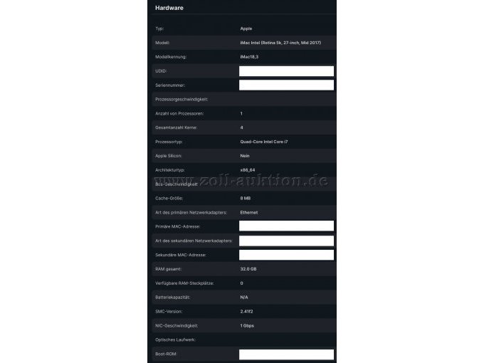 Hardwareinformationen