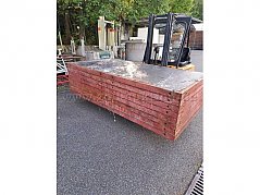Elementschalung gestapelt