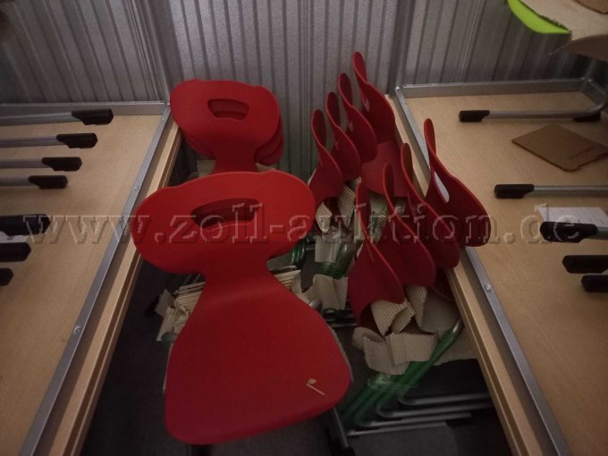 Stuhl in Rot