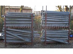 Ansicht Regale mit Pfosten