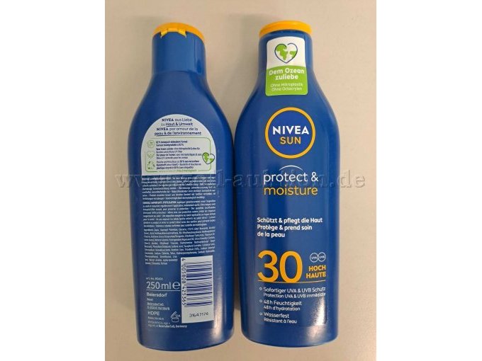 Detailansicht Sonnencreme LSF 30