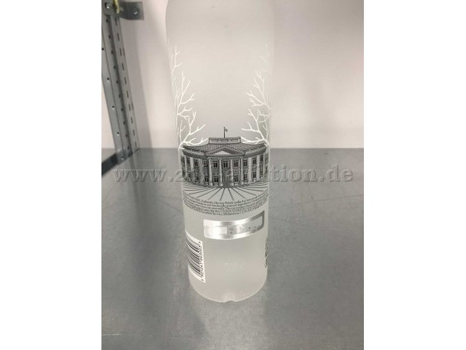 Ansicht Flasche Belvedere Rückseite