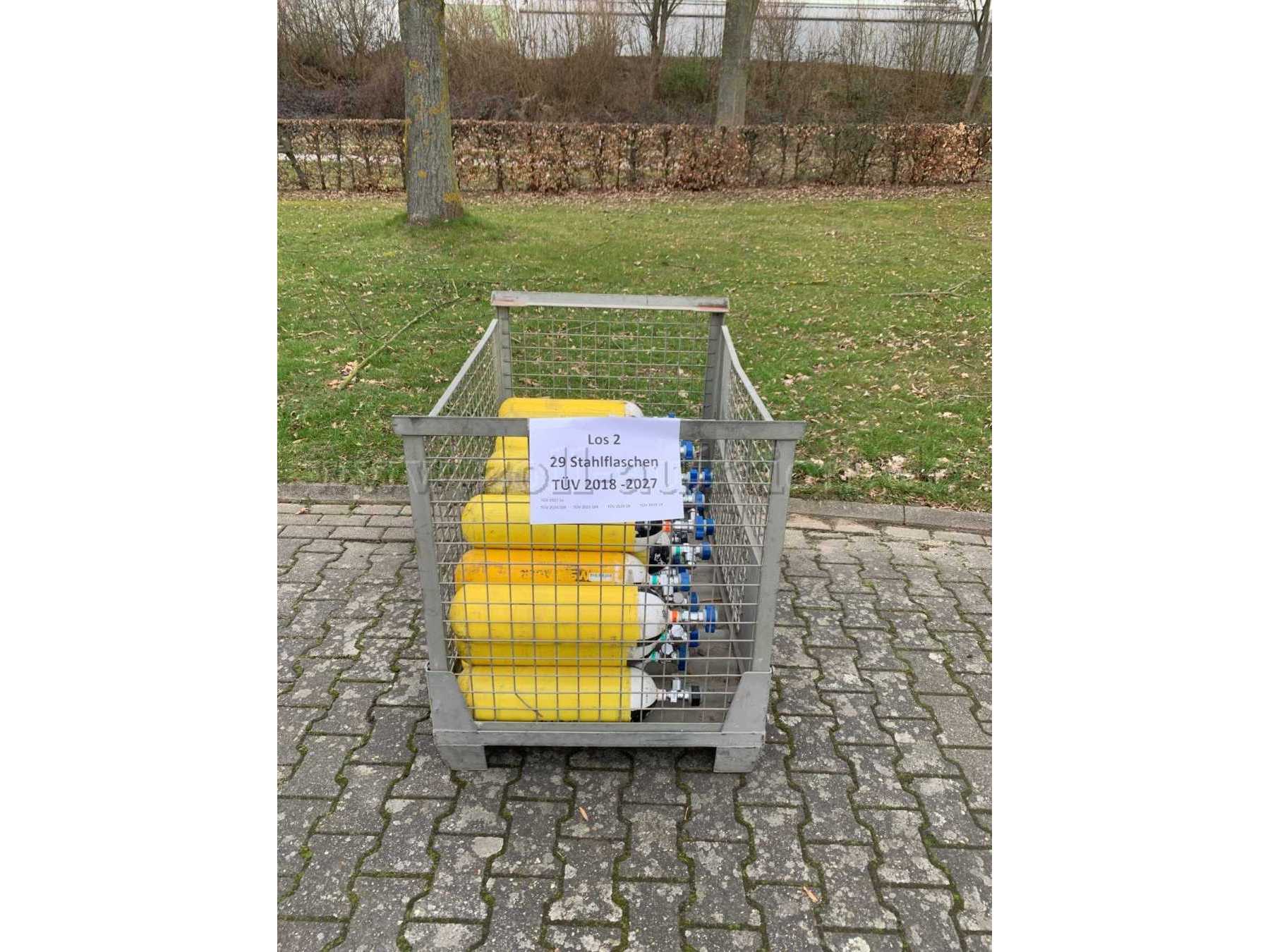 29 Atemluftflaschen Druckluftbehälter 6l/300 bar