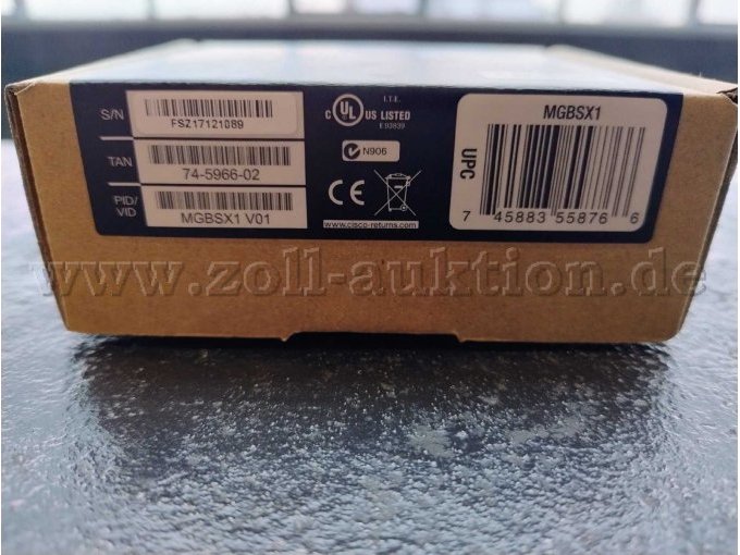 Verpackung Sisco SFP Transceiver