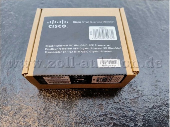 Verpackung Cisco SFP Transceiver