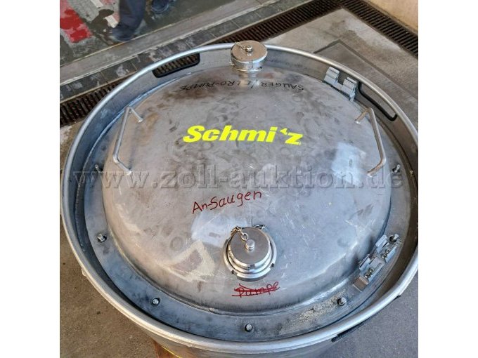 Saugbehälter geschlossen