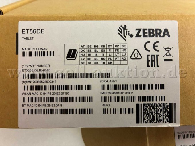 Tablets und Zubehör mit Originalverpackung