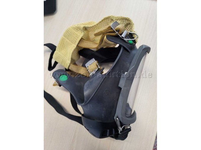 Vollmaske Seitenansicht mit Größenangabe