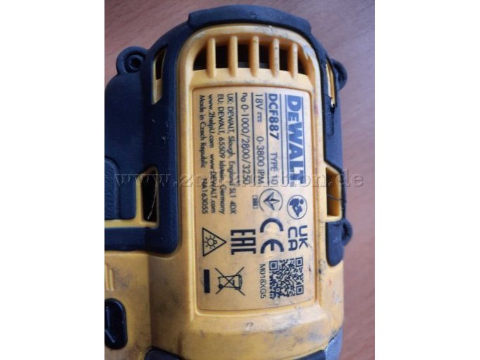 DEWALT Typenschild