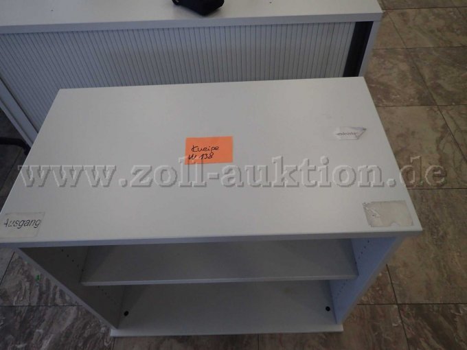 1. Aktenregal,
Ansicht: Deckplatte