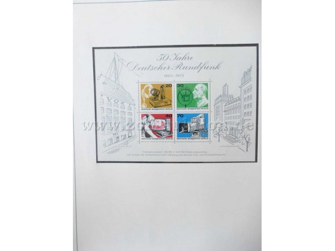 Teilansicht aus Vordruckalbum