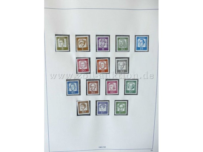 Teilansicht aus Vordruckalbum