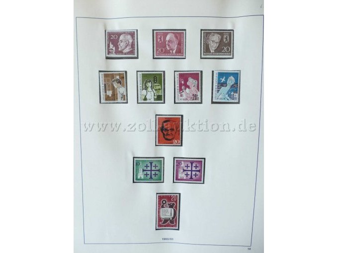 Teilansicht aus Vordruckalbum