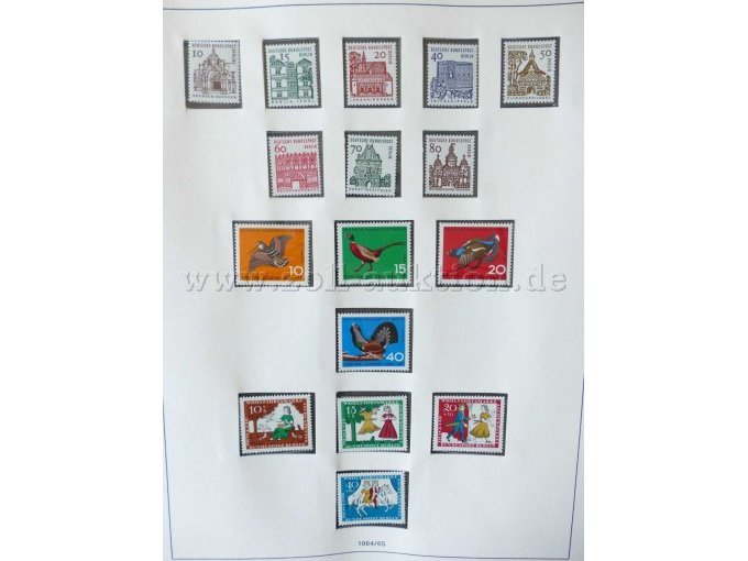 Teilansicht aus Vordruckalbum