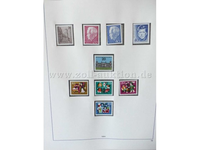 Teilansicht aus Vordruckalbum