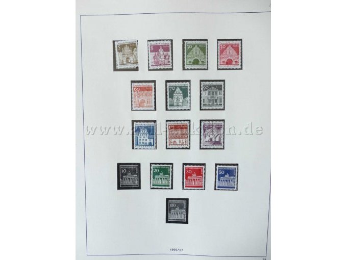 Teilansicht aus Vordruckalbum