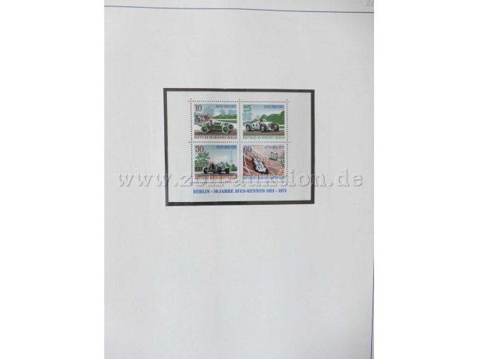 Teilansicht aus Vordruckalbum