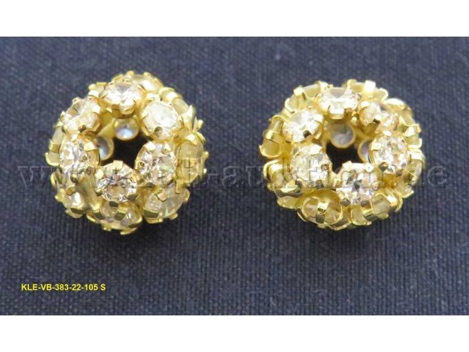 Anhänger, 750er, gelbgold mit Zirkonia