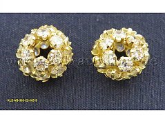 Anhänger, 750er, gelbgold mit Zirkonia