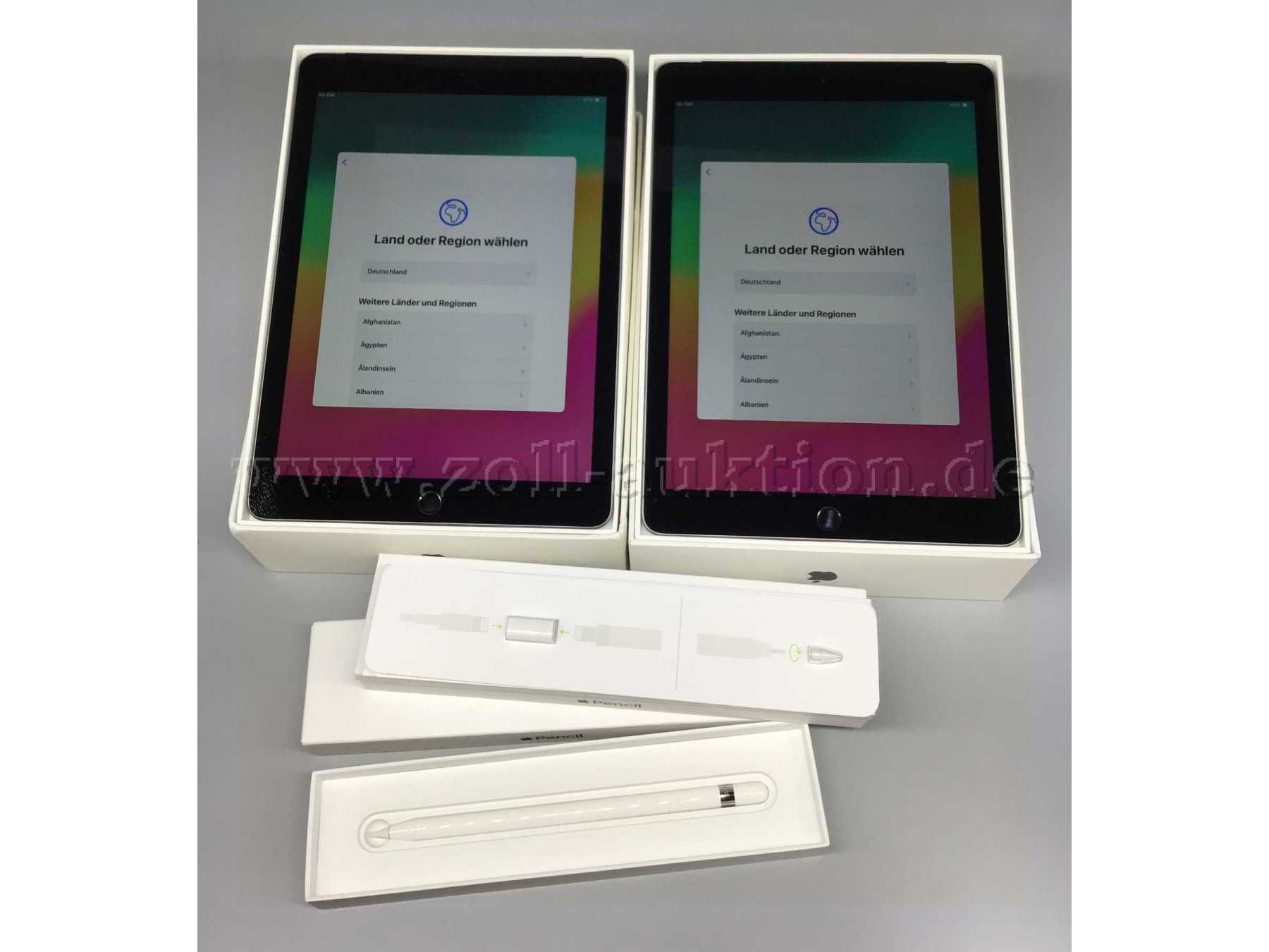 2er Bundle Apple iPad 6. Generation, A1954 + Apple Pencil