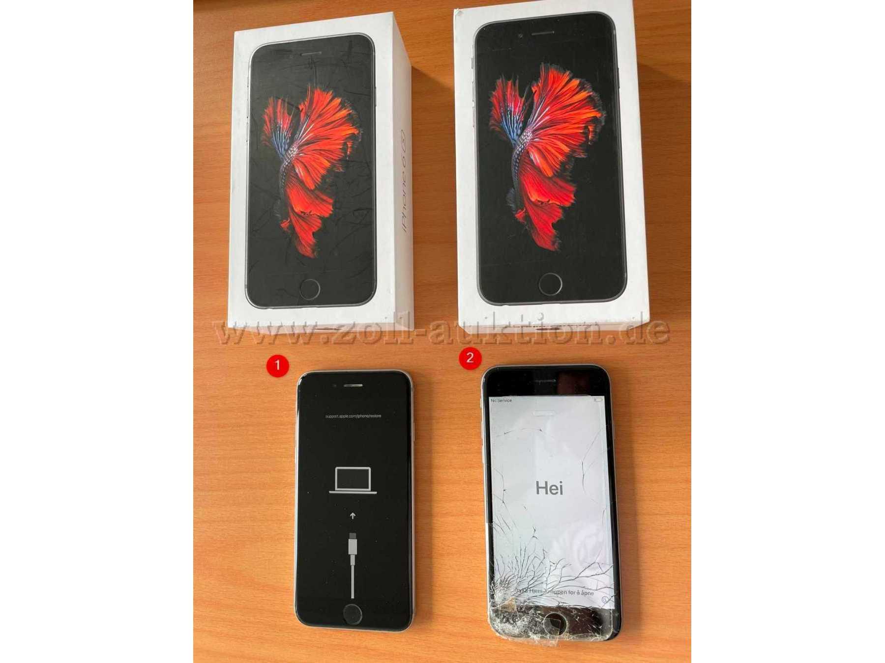 Ansicht beider Handys;
1. Gerät defekt
2. Gerät Display kaputt