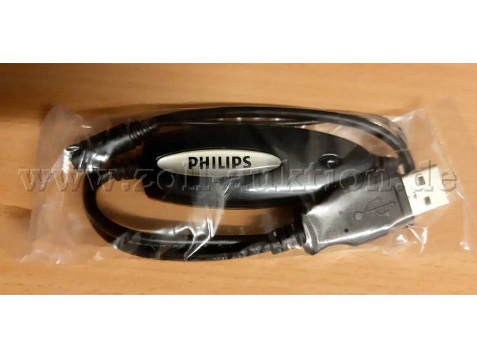 Gesamtansicht Audio Adapter in verschlossener Verpackung
Beispielfoto ein Gerät