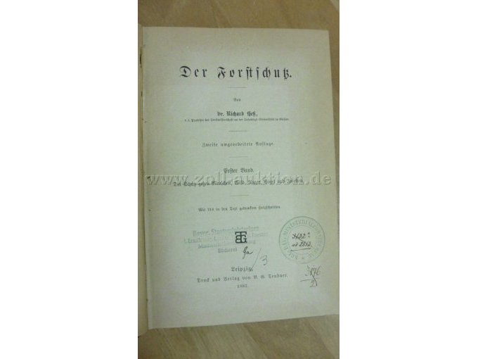 Titelblatt erster Band