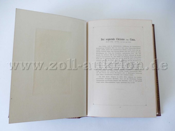 2 Bände - Die Dresdener Galerie in Photogravuren nach den Original-Gemälden – foto 8 – kavel bij Zoll-Auktion, Dresden