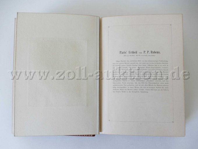 2 Bände - Die Dresdener Galerie in Photogravuren nach den Original-Gemälden – foto 11 – kavel bij Zoll-Auktion, Dresden