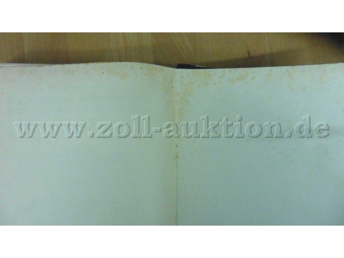 Flecken auf dem Vorsatzpapier