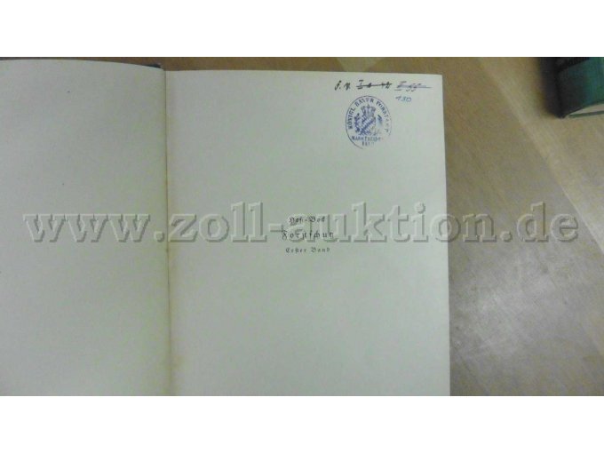 Stempel auf Vortitel