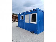 Bürocontainer Außen Ansicht 1