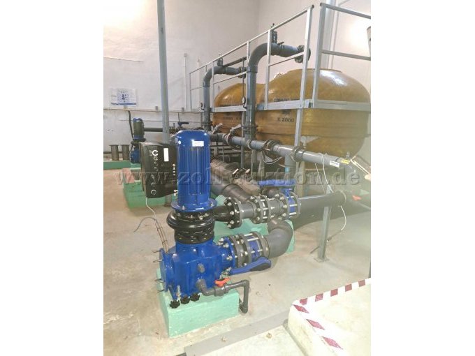 Ansicht Pumpe im eingebautem Zustand