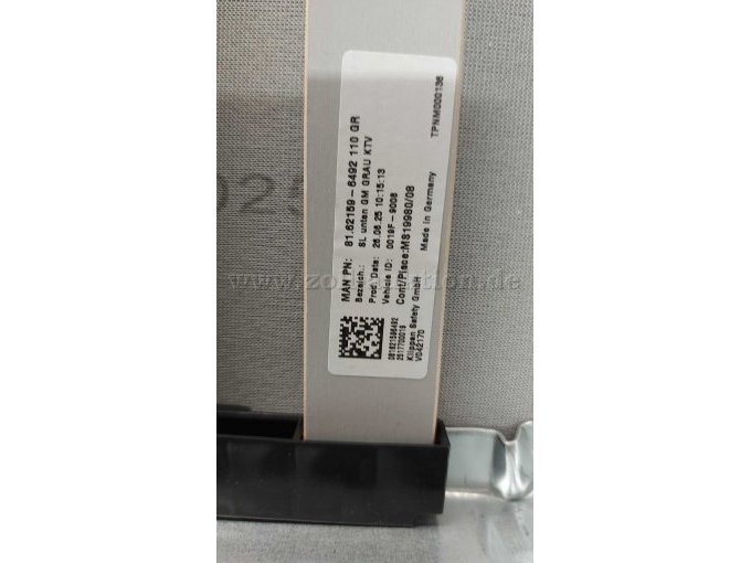 Typenschild 2 Unterbett