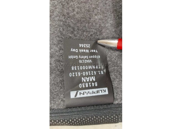 Typenschild 2 Matratze