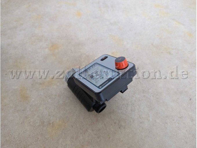 Seitliche Ansicht des ausgepackten Artikels