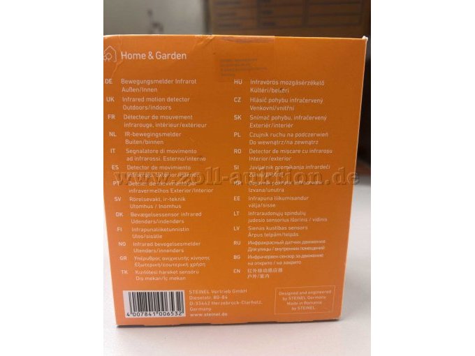 Beschreibung Verpackung