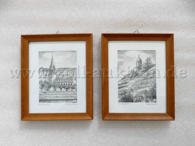 2 Bilder - Friedenskirche / Am Jacobstein, unbekannter Künstler