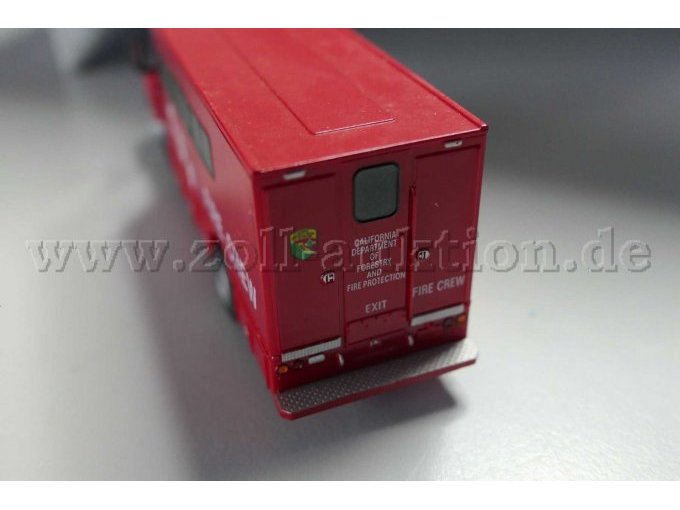 Feuerwehrfahrzeug CDF Fire Crew Ansicht von hinten