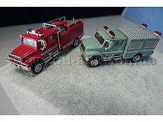 Boley Feuerwehrfahrzeuge, 1:87 Gesamtansicht