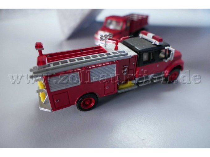 Boley Feuerwehrfahrzeug, Doppelkabine Ansicht von der Seite