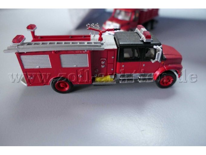 Boley Feuerwehrfahrzeug, Doppelkabine Ansicht von der Seite