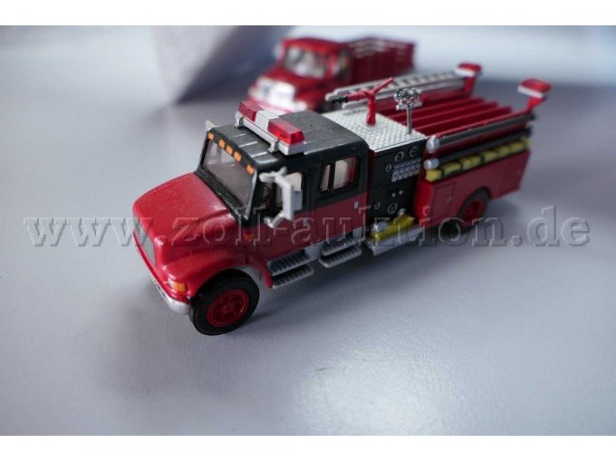 Boley Feuerwehrfahrzeug, Doppelkabine Ansicht von der Seite