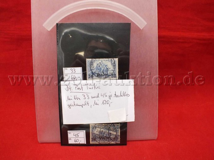 Gesamtansicht der Briefmarken