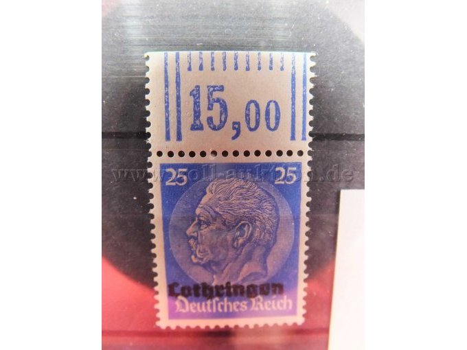 Detailaufnahme der Briefmarke Michel Nr. 10 I