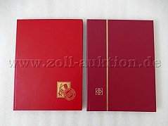 2 Briefmarkenalben mit insgesamt ca. 982 Briefmarken verschiedener Nationen