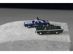 Busch 1:87 Modellautos 45011 und 46671 Gesamtansicht